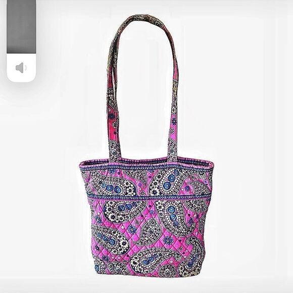 Retired 2012 Vera Bradley Boysenberry Betsey Tote Toggle Tote - Picture 4 of 7